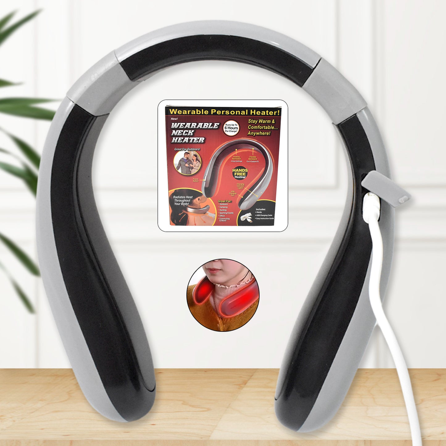 Usb Type C Rechargeable - Wearable Neck Heater