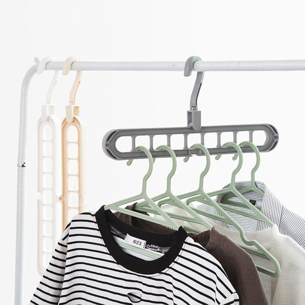9 Hole Plastic Hanger Hanging Hook