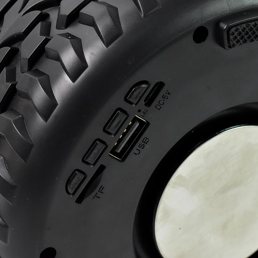 Portable Wheel Shaped Wireless Bluetooth Speaker