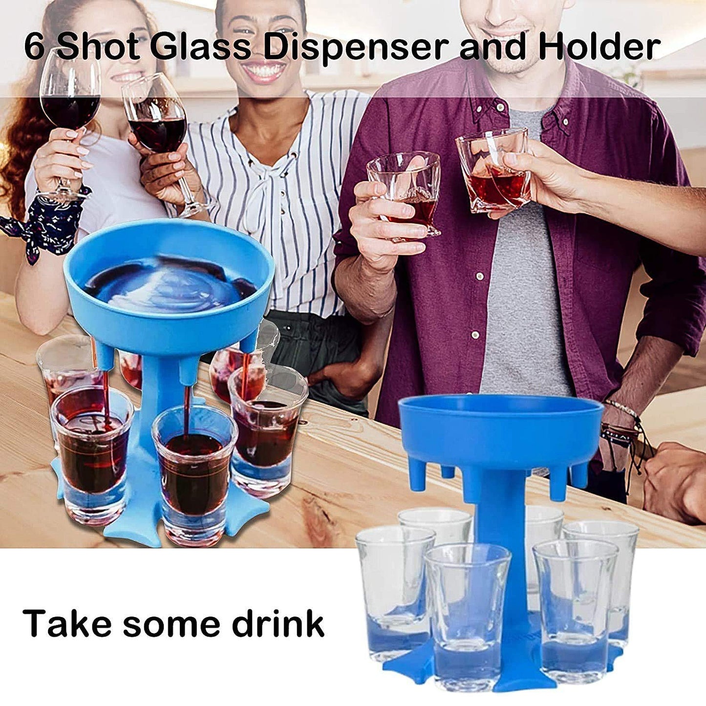 6-way Shot Glass Dispenser
