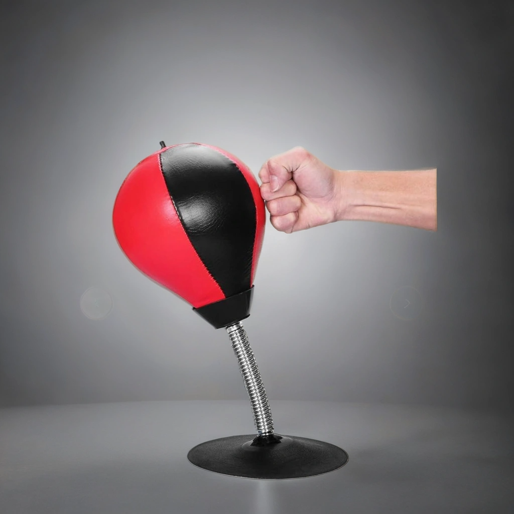 Inflatable Punching Bag With Air Pump