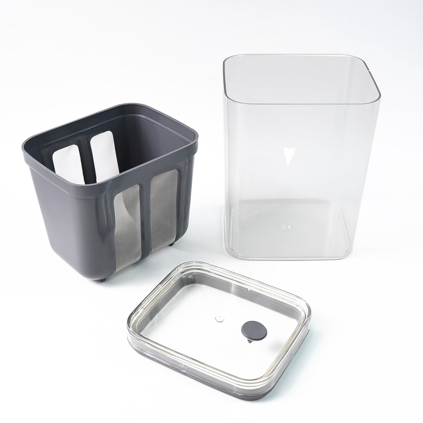 2 In 1 Multifunctional Yogurt Strainer With Storage Container  1100mL