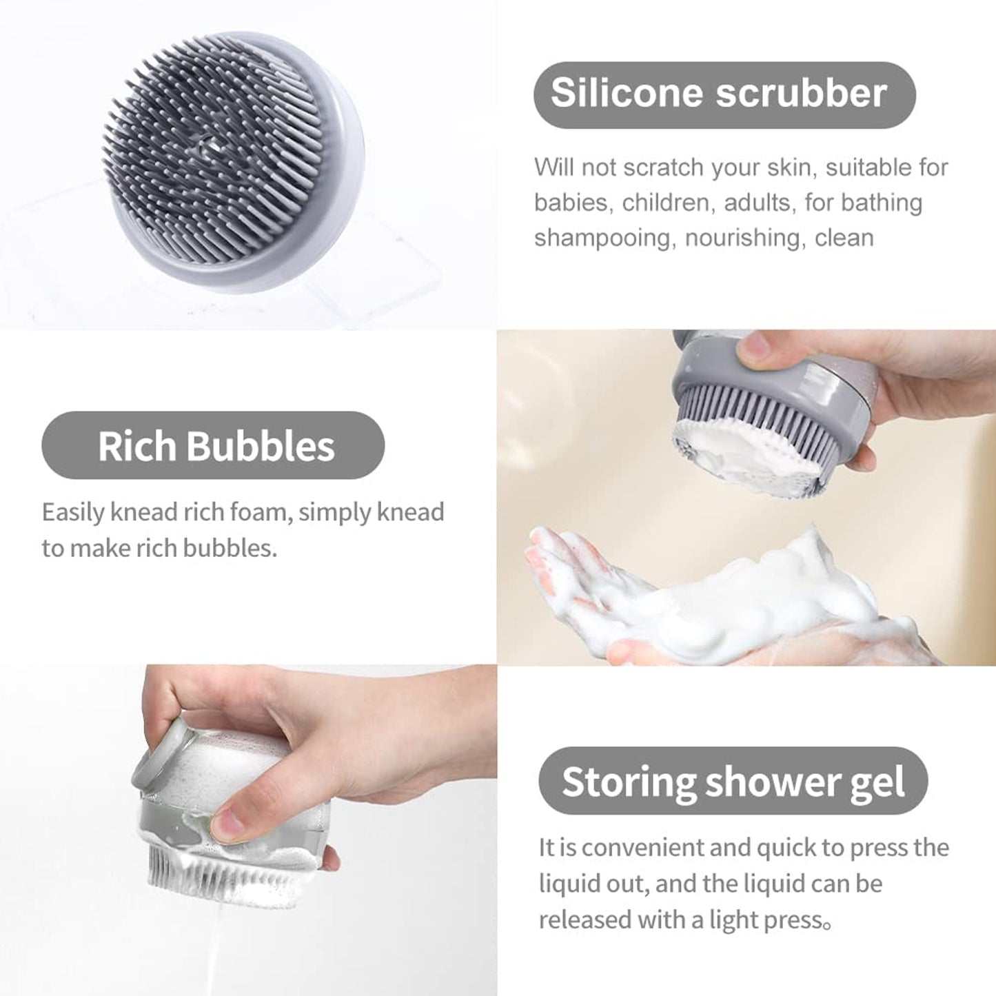 Scalp Massager Shampoo Brush