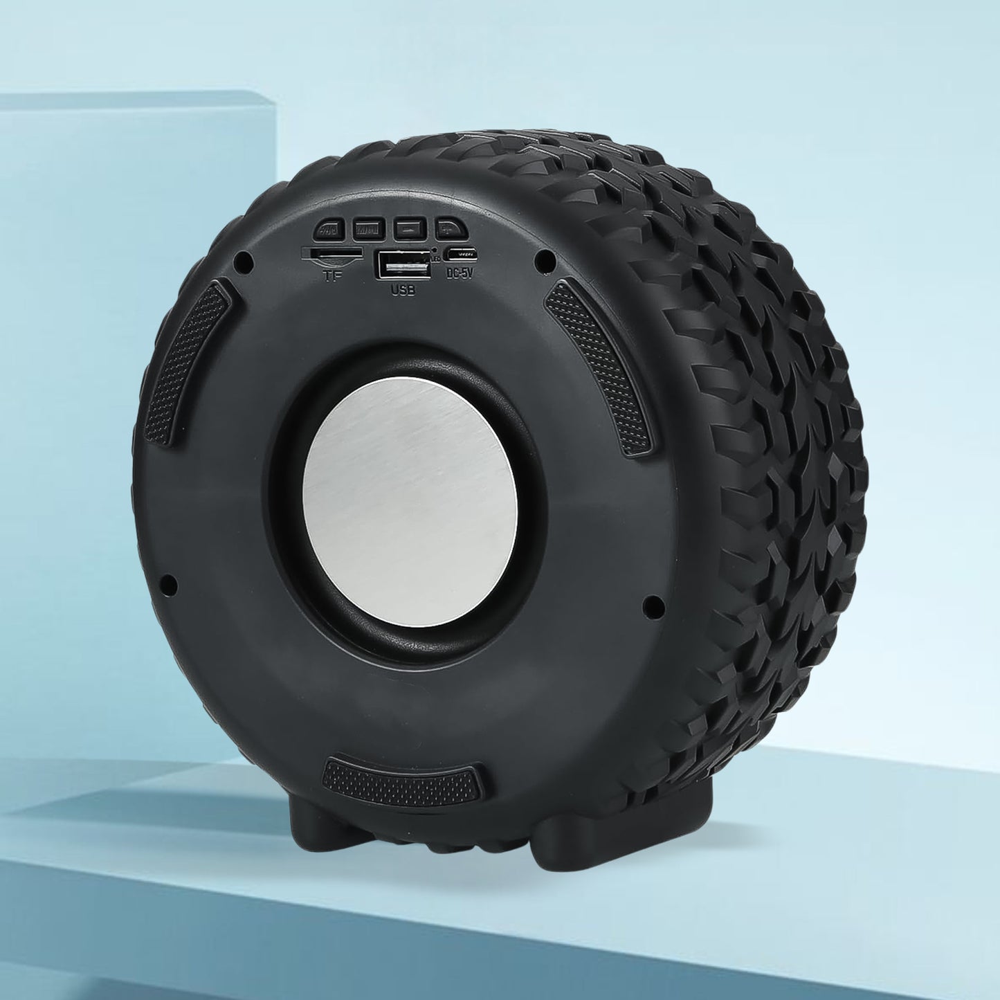 Portable Wheel Shaped Wireless Bluetooth Speaker