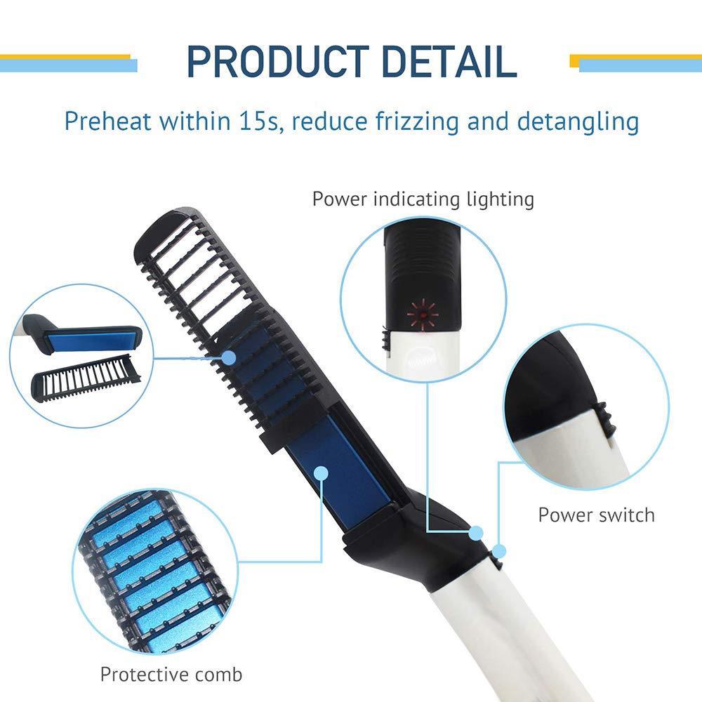 Men's Beard And Hair Curling Straightener