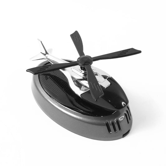 Car Dashboard Perfume Diffuser With Solar Powered Rotating Blades