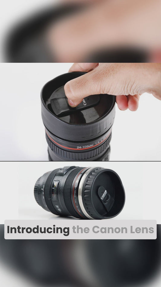 Camera Lens Stainless Steel Coffee Mug